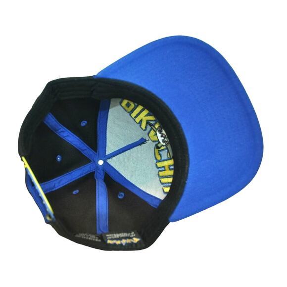 Pikachu Hat Official Pokémon Snapback Adjustable Embroidered Blue 2015 - Picture 5 of 6